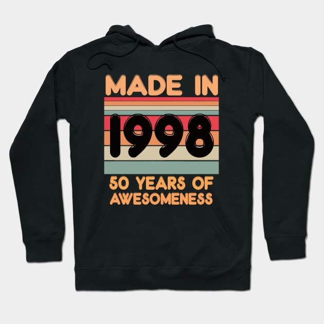 Made In 1998 Hoodie by kiwodesign